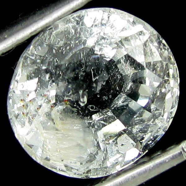 3.07ct Top Luster Diamond White Danburite: Excellent specimen; well cut & colored; with treatment