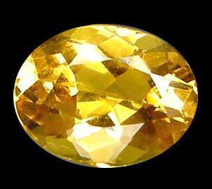 1.11ct Top VVS AAA Oval Yellow Beryl Tanzania: Scarce hi grade light yellow well colored/cut