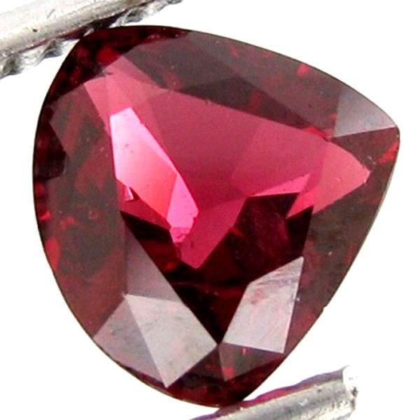 1.19ct Red Spinel Appraised $11k: Excellent red colored specimen pear cut; lab quality evaluation 10; treatment as noted; Gem Guide wholesale $1785-$2678; full retail appraisal $10717; full lab evaluation available