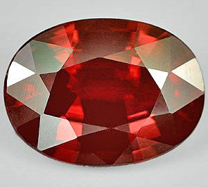 2.22ct Clean Natural Imperial Red Zircon FLAWLES: VERY RARE Cambodian Zircon top grade; RARE COLOR