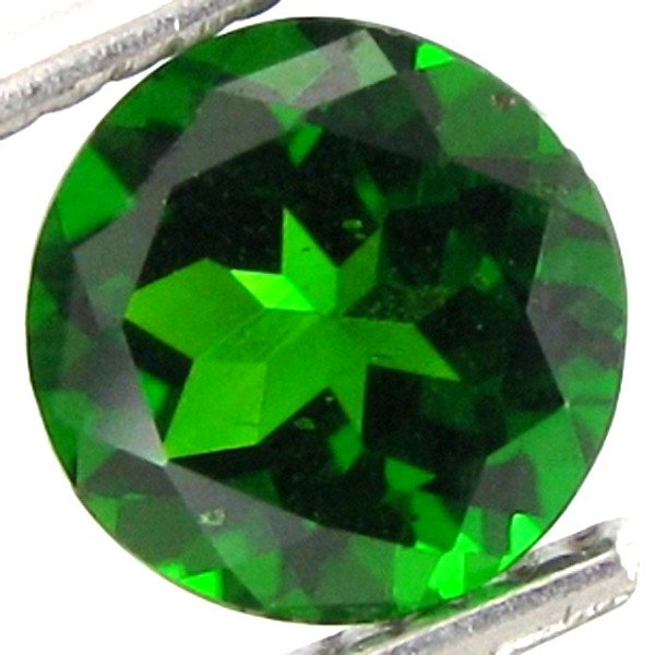 1.42ct VVS Natural Green Chrome Diopside: Excellent piece; well cut and colored; with treatment