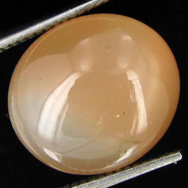 11.35ct Red Moonstone Cat's Eye Cabochon: Excellent piece; well cut & colored; with treatment