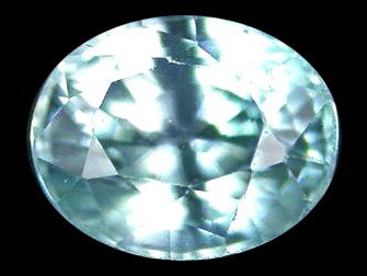 1.31ct VVS Quality Sea Foam Blue Zircon: VERY RARE Cambodian Zircon top grade; RARE COLOR