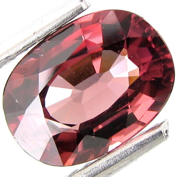 2.22ct Clean Natural Imperial Red Zircon: Excellent specimen; well cut & colored; with treatment