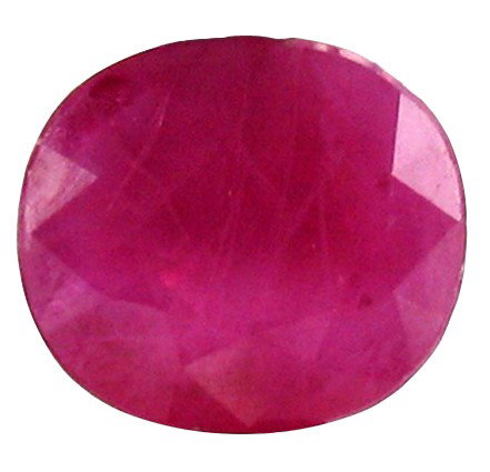 1.26ct Sublime Pinkish Red Vietnamese Ruby Oval: Excellent hi-grade piece; well cut & colored; with treatment