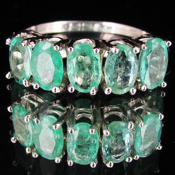 9.15ctw Colombian Emerald 10k Gold Ring: Nice workmanship