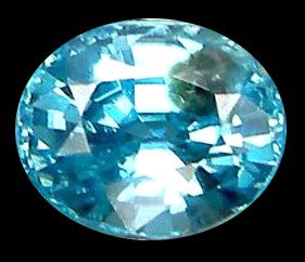 1.85ct Top AAA Oval Cut Blue Green Zircon VVS: VERY RARE Cambodian Zircon top grade; RARE COLOR