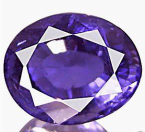 3.27ct Wonderful Tanzanite Hue Nice Iolite: excellent high-grade well cut piece; great color; with treatment