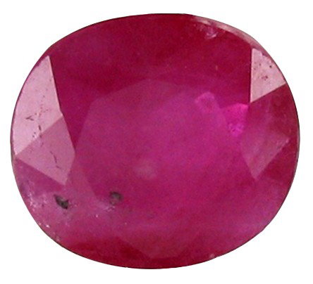 1.02ct Sublime Pinkish Red Vietnamese Ruby Oval: Excellent hi-grade piece; well cut & colored; with treatment