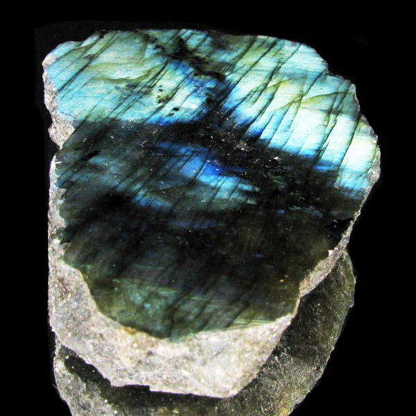 283.20ct Labradorite Polished Slab Peacock Colors: Excellent hi-grade piece; ready for final cutting