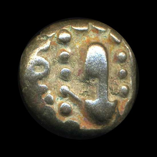 Ancient India Tanjore Nayak Copper Coin VF+ Ty 2: Rare hi grade ancient issue