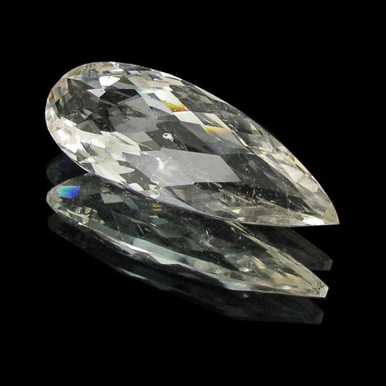 24.15ct Natural Morganite Brazl: Excellent piece; well cut and colored; with treatment unless noted