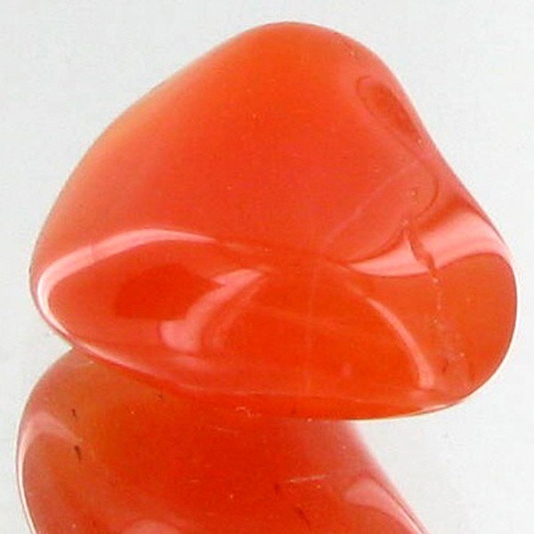 16ct Carnelian Freeform Cabochon: Excellent and well colored; with treatment