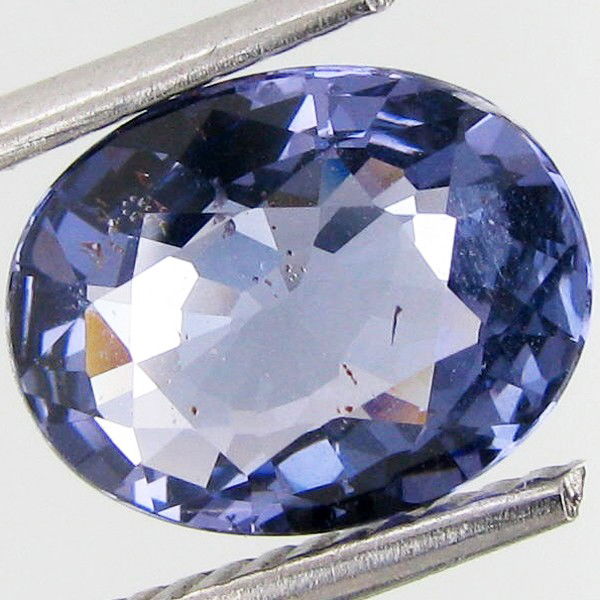 2.10ct Rare Tanzania Vivid Blue Natural Spinel Ova: Excellent piece; well cut and colored; with treatment