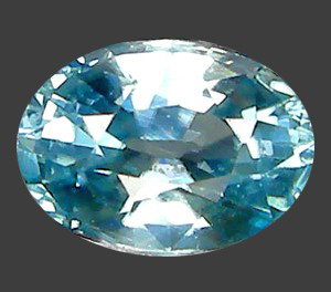 1.87ct Top AAA Oval Cut Blue Green Zircon VVS: VERY RARE Cambodian Zircon top grade; RARE COLOR