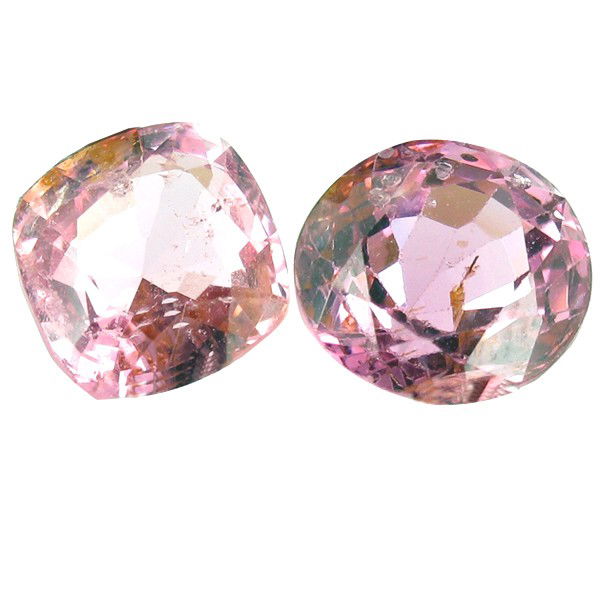 5.26ct Pink Spinel Appraised $17k: Excellent pink colored parcel 2 pieces mixed cut; lab quality evaluation 8; treatment as noted; Gem Guide wholesale $3156-$5260; full retail appraisal $17129; full lab evaluation available