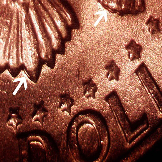 1970s JFK Half Dollar Reverse Error: AU condition with strong reverse doubling