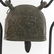2841: Antique Thai Elephant Bronze Elephant Bell on Sta - 2