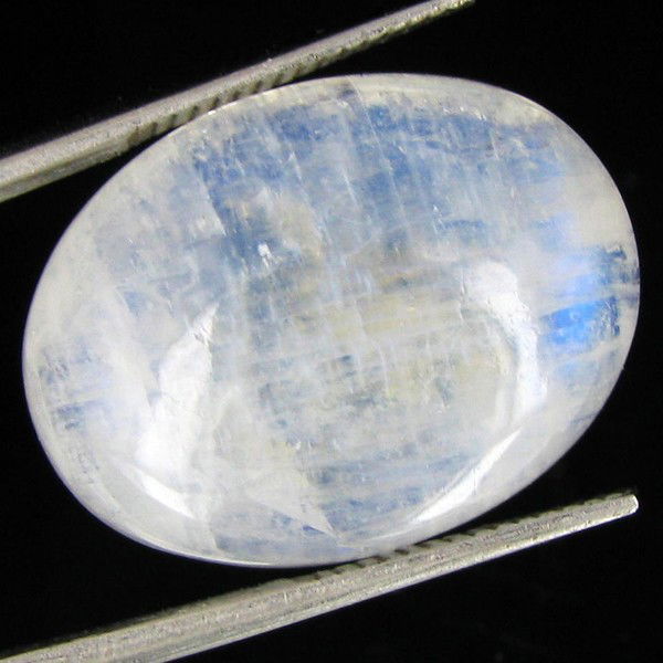 23.35ct Vibrant Color Moonstone Cabochon: Excellent piece; well cut & colored; with treatment
