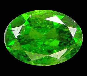 1.19ct VS Oval Forest Green Chrome Diopside: Top grade VS excellent color RARE