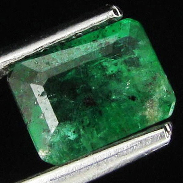 .82ct Octagon Emerald Deep Green Colombia: Excellent piece; Well cut and colored; with treatment