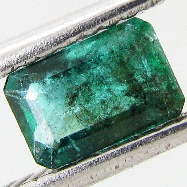 0.41ct Colombian Emerald Octagon: Excellent piece; well cut & colored; with treatment
