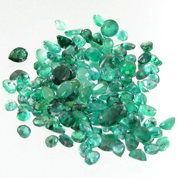 1.05ct Green Colombian Emerald Oval Cut Parcel: Excellent parcel; well cut & colored; with treatment