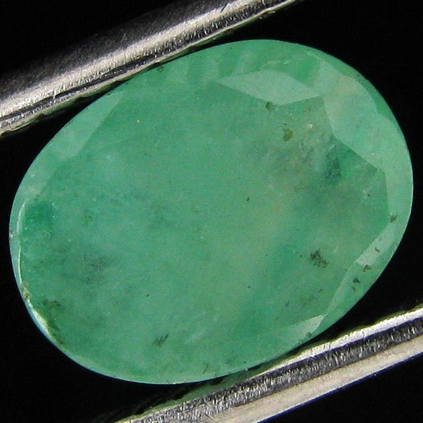 1.34ct Colombian Emerald Oval: Excellent piece; well cut & colored; with treatment