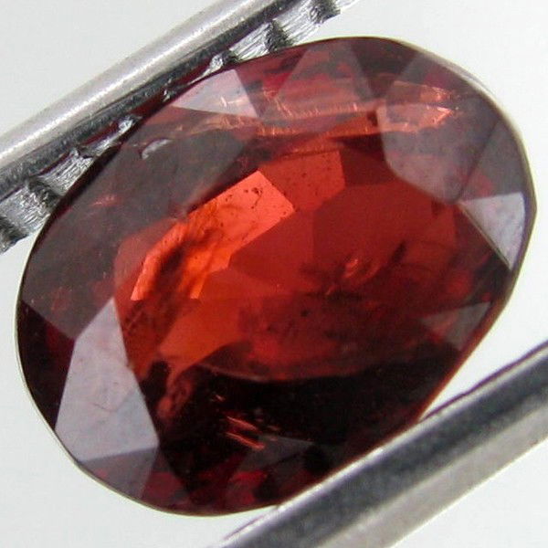 1.57ct Blood Red Spinel Oval: Excellent piece; well cut & colored; with treatment