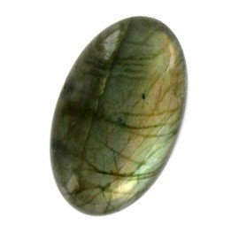 46ct Glossy Natural Labradorite Gemstone Rare: Excellent hi-grade piece; well cut & colored; with treatment