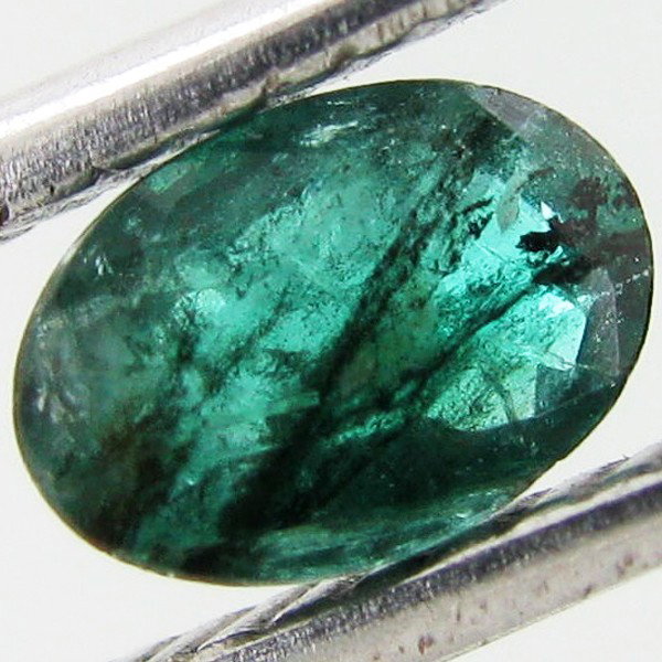 0.45ct Colombian Emerald Oval: Excellent piece; well cut & colored; with treatment
