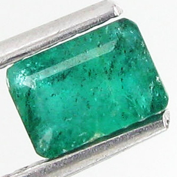 1.05ct Octagon Emerald Deep Green Colombia: Excellent piece; Well cut and colored; with treatment