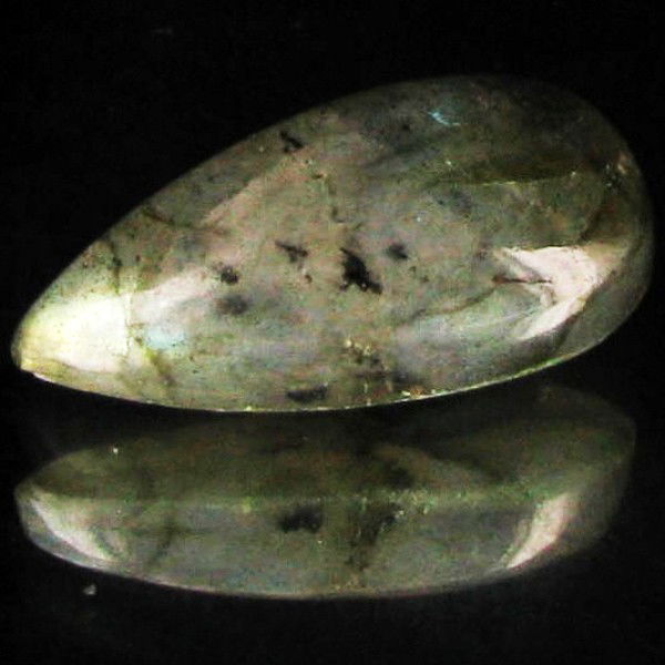 12.26ct RARE Translucent Labradorite Cabochon: Excellent Piece; well colored and cut; with treatment