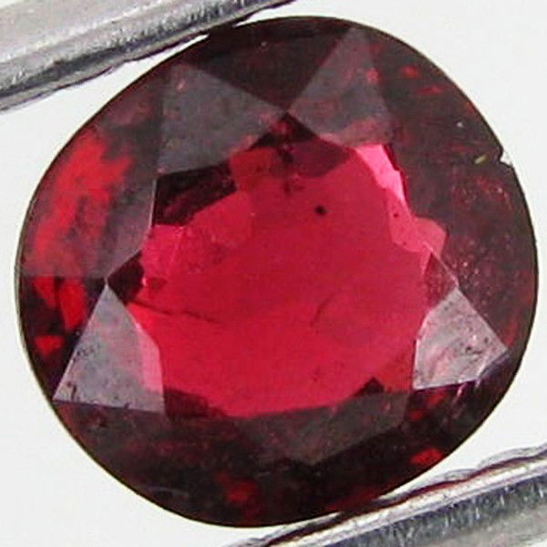 0.75ct Natural Intense Red Spinel Oval: Excellent Piece; well colored and cut; NO treatment
