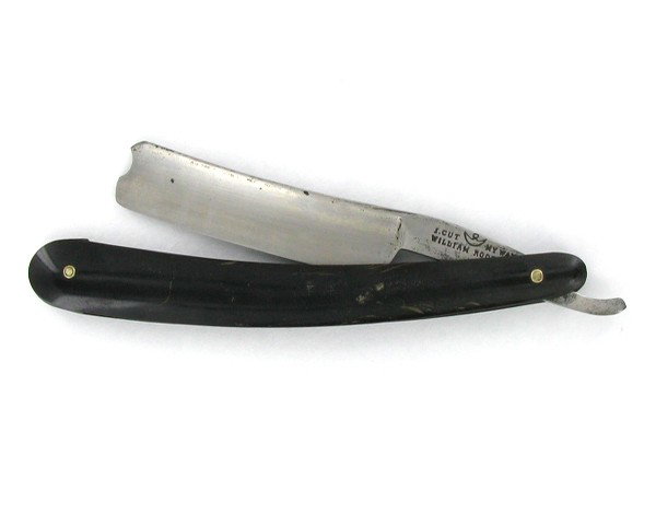 Antique Rodgers Bone Handle Razor: Excellent antique piece; 10" open