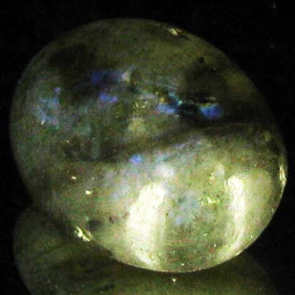 16.34ct RARE Translucent Labradorite Cabochon: Excellent Piece; well colored and cut; with treatment