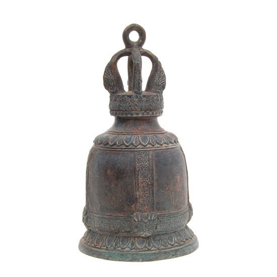 Vintage Bronze Thai Buddhist Temple Bell 8": Vintage original piece