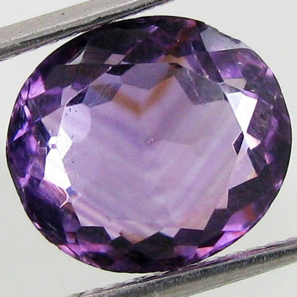 3.73ct Purple Amethyst Oval: Excellent piece; well cut and colored; with treatment