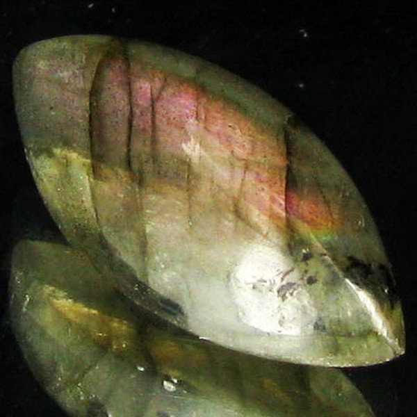 18.38ct RARE Translucent Labradorite Cabochon: Excellent Piece; well colored and cut; with treatment