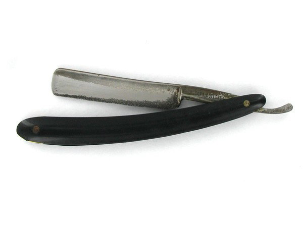 Antique Rodgers Bone Handle Razor: Excellent antique piece; 10" open