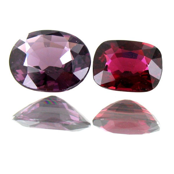 10.33ct Lavender Spinel Appraised $11k: Excellent Afghan lavender colored 2 piece parcel oval cut; lab quality evaluation 8; treatment as noted; Gem Guide wholesale $1500-$2500; full retail appraisal $10731; full lab evaluation available