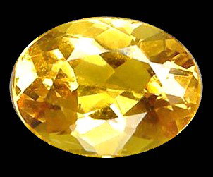 1.59ct Top AAA VVS Oval Yellow Beryl Tanzania: Scarce hi grade light yellow well colored/cut
