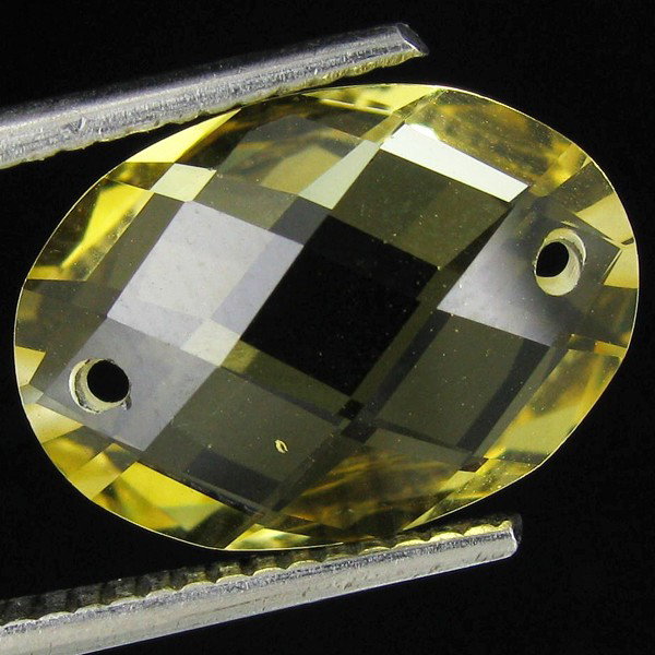 2.00ct Top Yellow Beryl Oval: Excellent hi grade piece; well cut & colored; with treatment