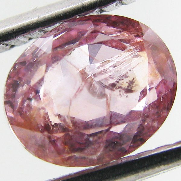 1.2ct Clean Pink Tanzania Spinel Oval: Excellent piece; well cut & colored; with treatment