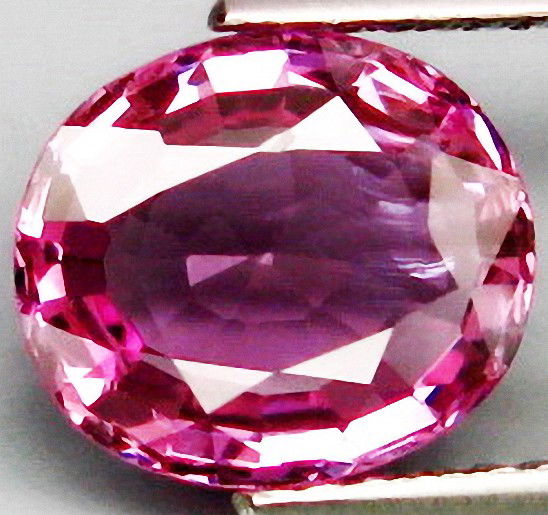 2.08ct Natural Purplish Pink Spinel Mogok Sparkle: Excellent piece; Well cut and colored; with treatment