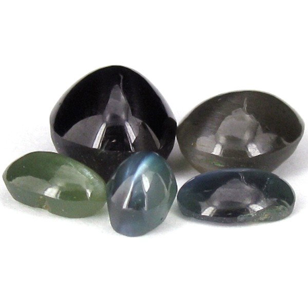 10.78ct Chrosyberyl Cat's Eye Appraised $32k: Excellent olive green colored specimen oval cut; lab quality evaluation 7; treatment as noted; Gem Guide wholesale $5390-$8085; full retail appraisal $32340; full lab evaluation included