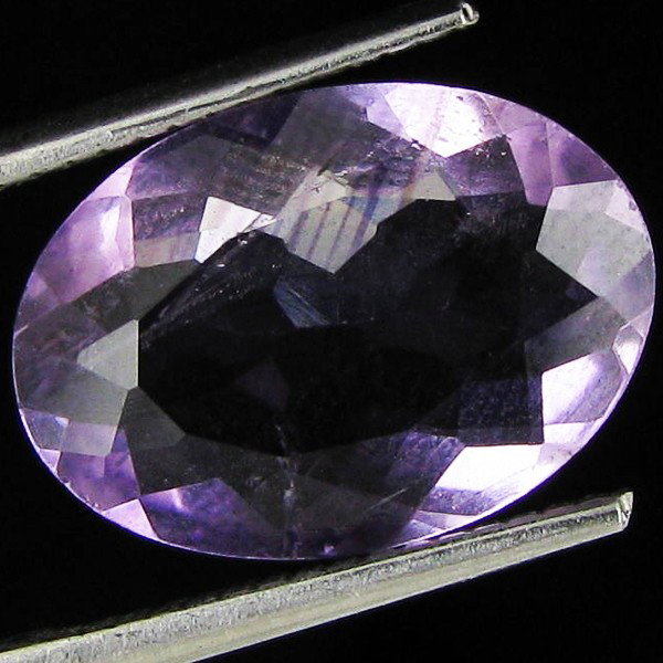3.93ct Purple Amethyst Oval: Excellent piece; well cut and colored; with treatment