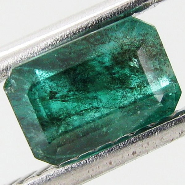 0.67ct Colombian Emerald Octagon: Excellent piece; well cut & colored; with treatment
