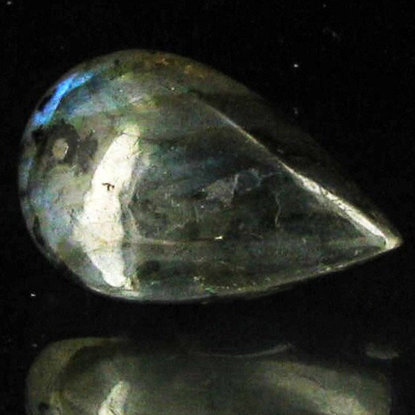 15.51ct RARE Translucent Labradorite Cabochon: Excellent Piece; well colored and cut; with treatment