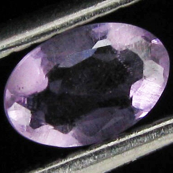 0.3ct Pink Amethyst Oval: Excellent piece; well cut and colored; with treatment